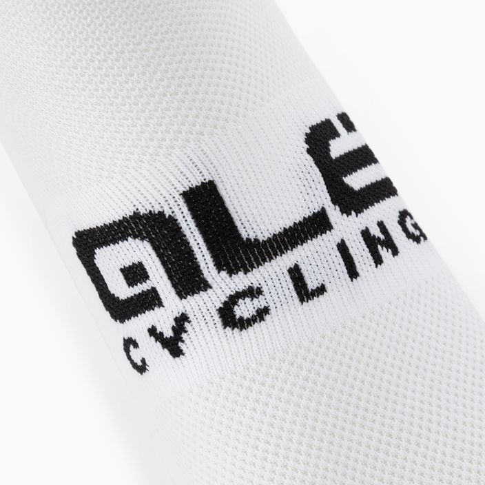 Alé Calza Q-Skin 16 cm dviratininko kojinės Sprint white 4