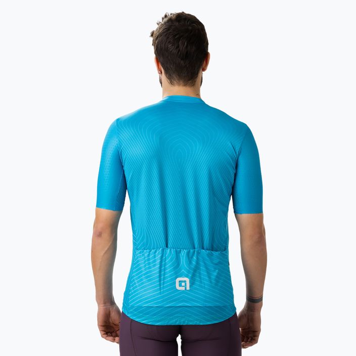 Vyriški dviratininko marškinėliai Alé Zig Zag sky blue 3