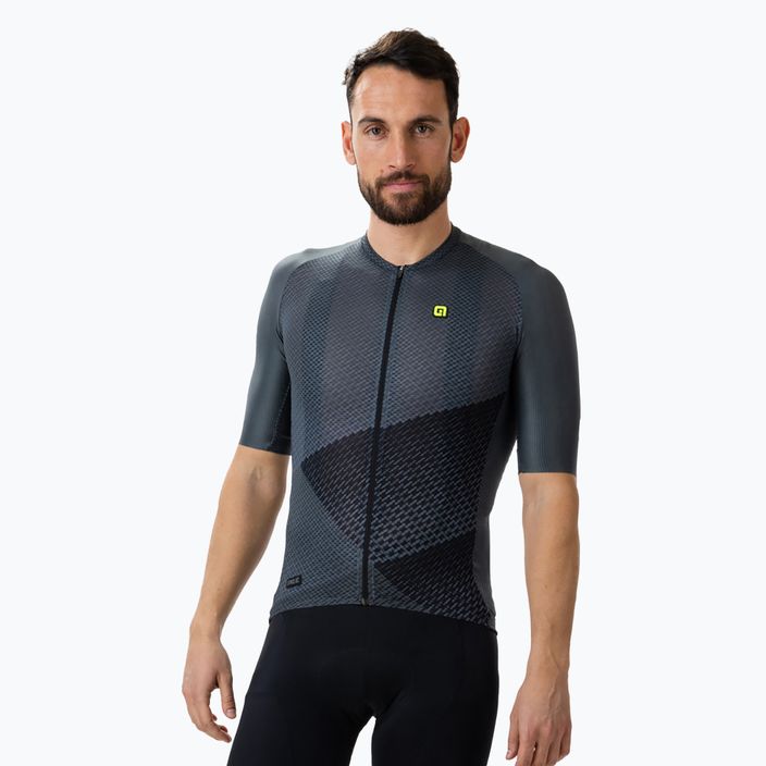 Vyriški dviratininko marškinėliai Alé Web juodi 2