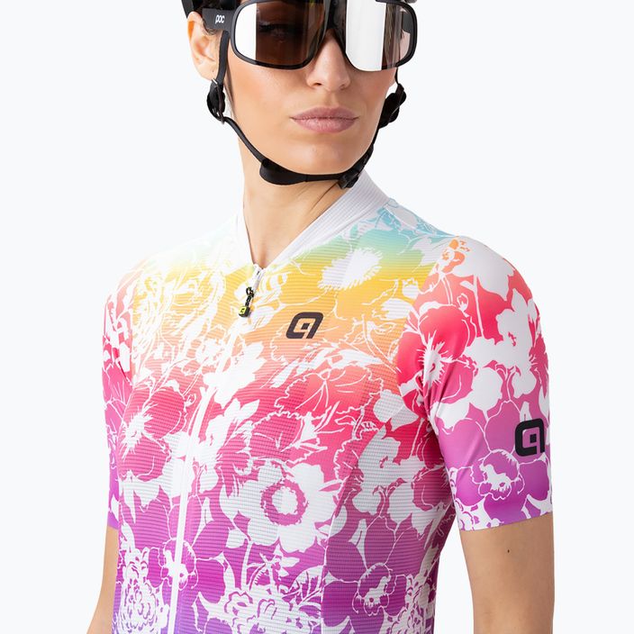 Moteriški dviratininkių marškinėliai Alé Nadine white 3