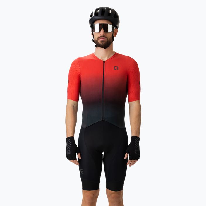 Vyriškas dviratininko kostiumas Alé Bad red