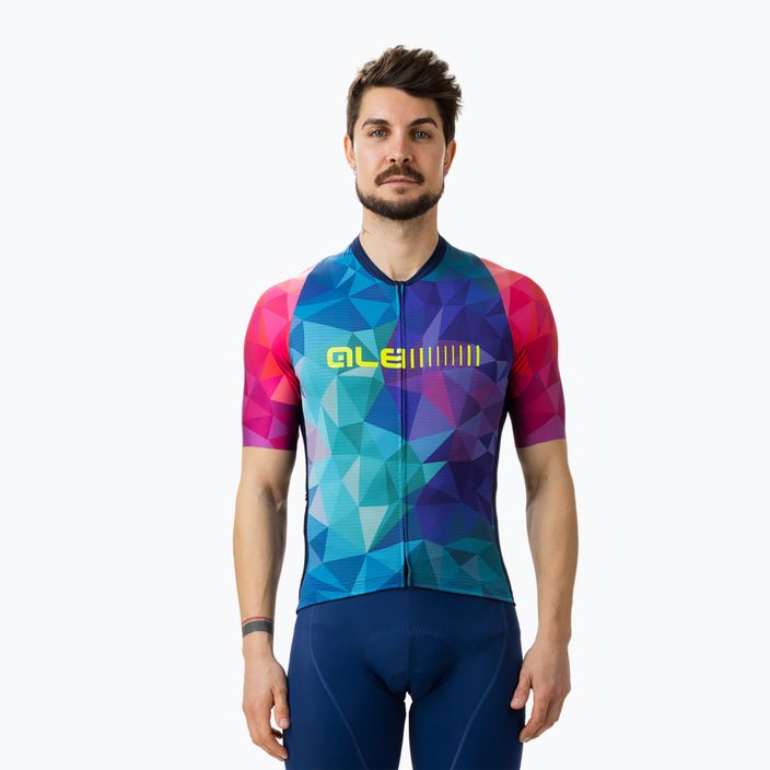 Vyriški dviratininko marškinėliai Alé Valley blue