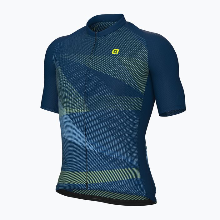 Vyriški dviratininkų marškinėliai Alé Connect blue 7