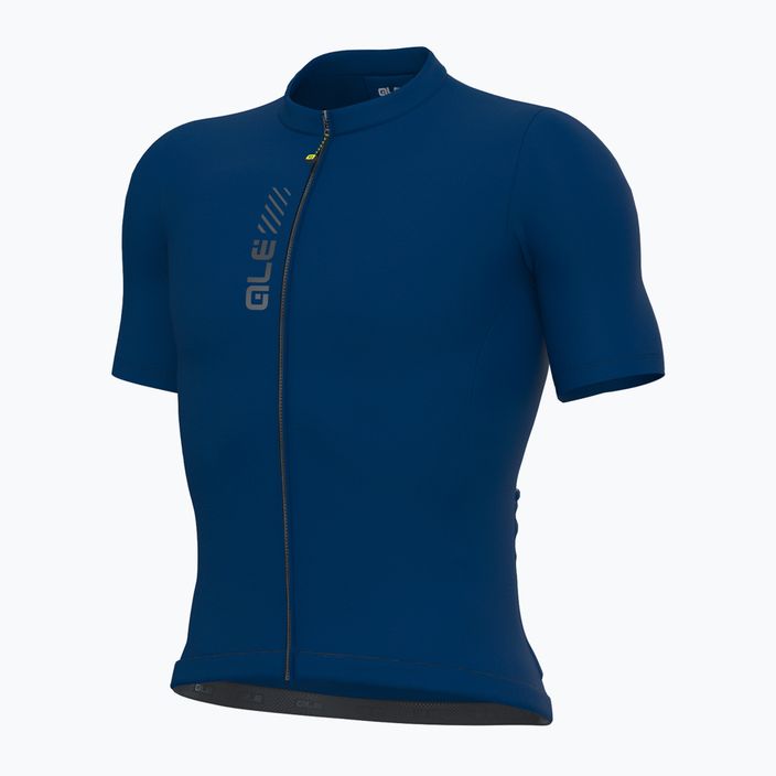 Vyriški dviratininkų marškinėliai Alé Color Block navy blue 6