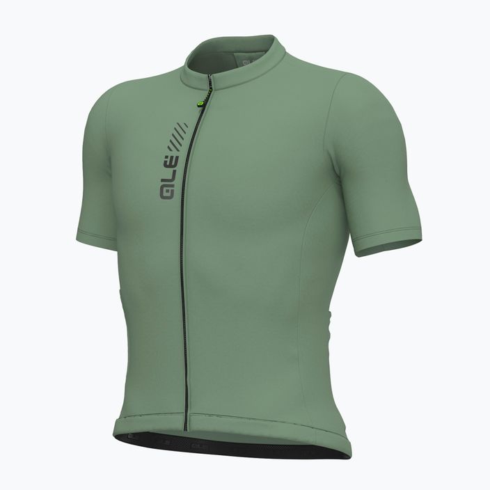 Vyriški dviratininkų marškinėliai Alé Color Block Off Road army green 7