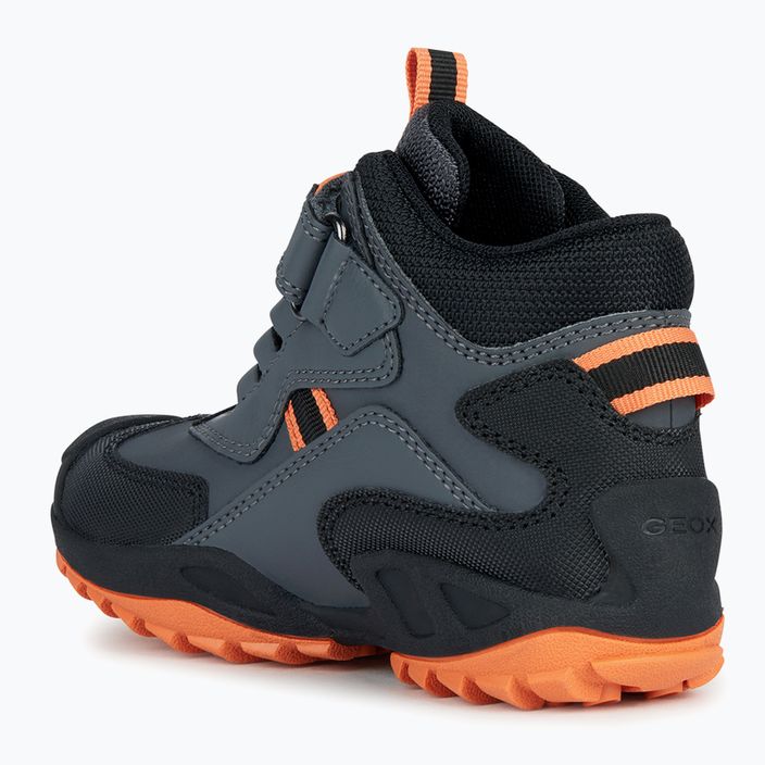 Paauglių batai Geox New Savage Abx dark grey/orange 9