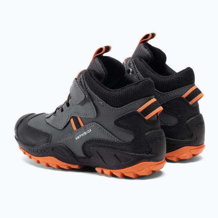 Paauglių batai Geox New Savage Abx dark grey/orange 3