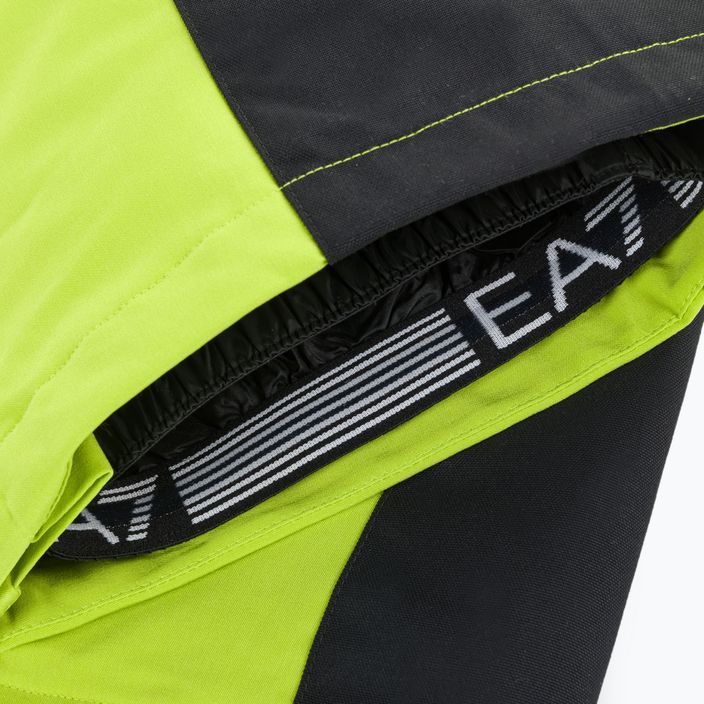 Vyriškos slidinėjimo kelnės EA7 Emporio Armani Pantaloni 6RPP27 lime green 5