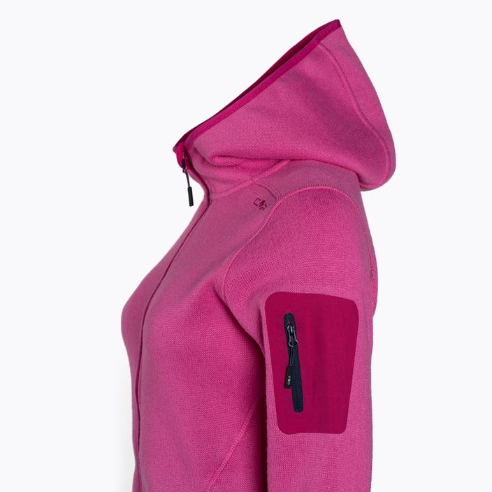 Moteriškas fliso džemperis CMP rožinis 3H19826/33HG 3