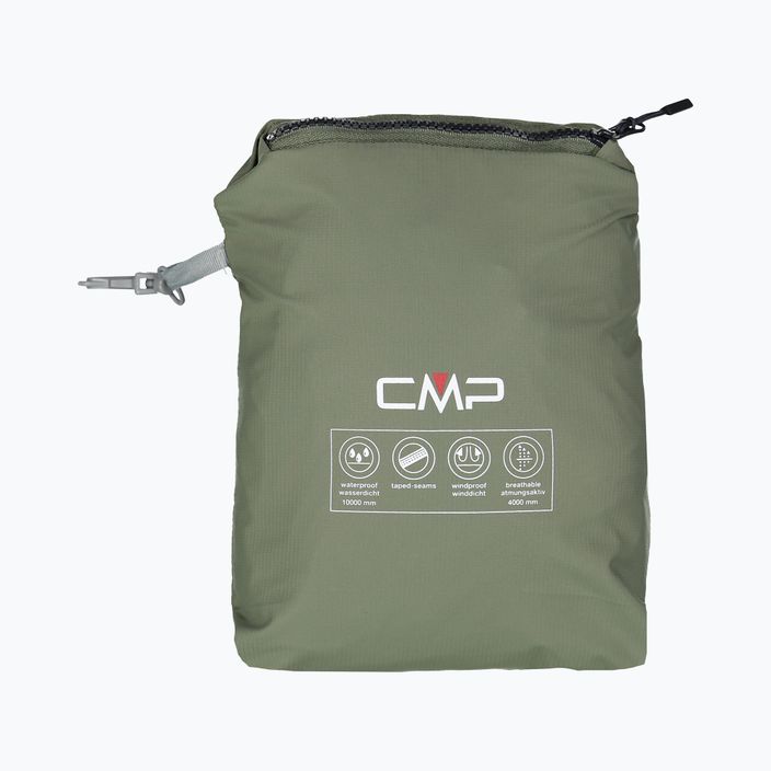 Vyriška CMP Snaps žalia striukė nuo lietaus 39X7367/F832 4