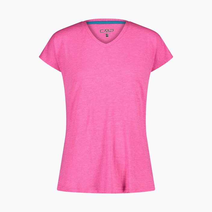 CMP moteriški trekingo marškinėliai rožinės spalvos 31T7256/H924