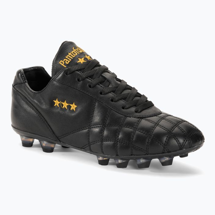 Vyriški futbolo batai Pantofola d'Oro Del Duca nero