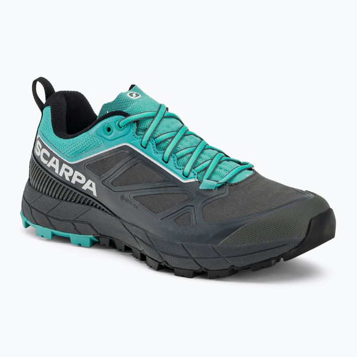 Moteriški trekingo batai SCARPA Rapid GTX pilkai mėlyni 72701