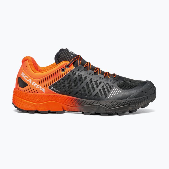 Vyriški bėgimo bateliai SCARPA Spin Ultra GTX orange fluo/black 9