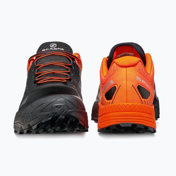 Vyriški bėgimo bateliai SCARPA Spin Ultra GTX orange fluo/black 11