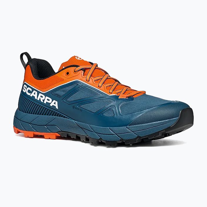 Vyriški trekingo batai SCARPA Rapid GTX navy blue-orange 72701 11