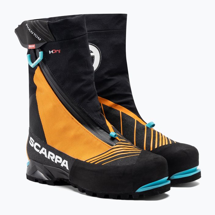 "Scarpa Phantom Tech HD" juodi/juodai oranžiniai vyriški aukštakulniai batai 4