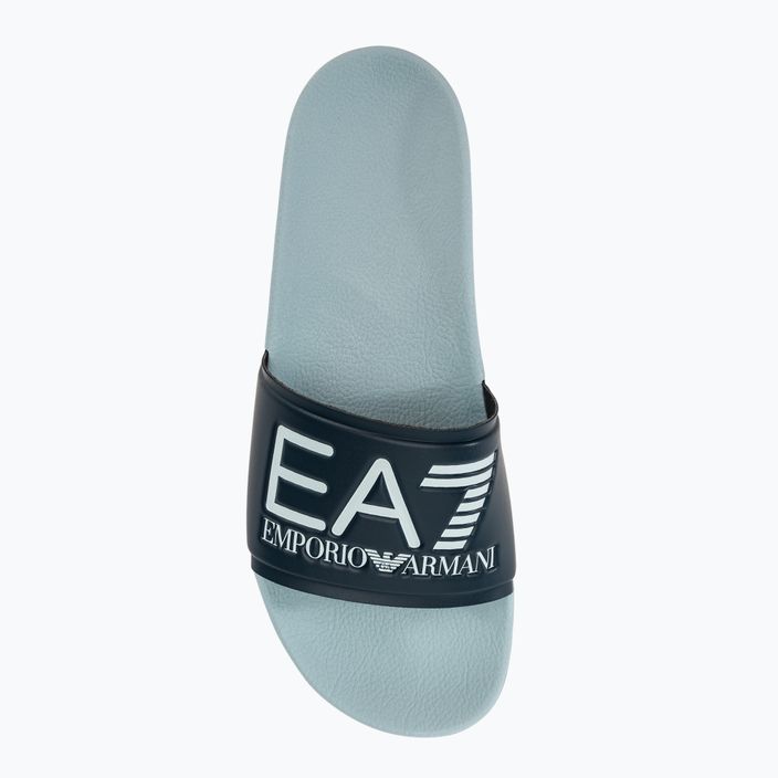 Šlepetės EA7 Emporio Armani Water Sports Visibility iceflow/black iris 5