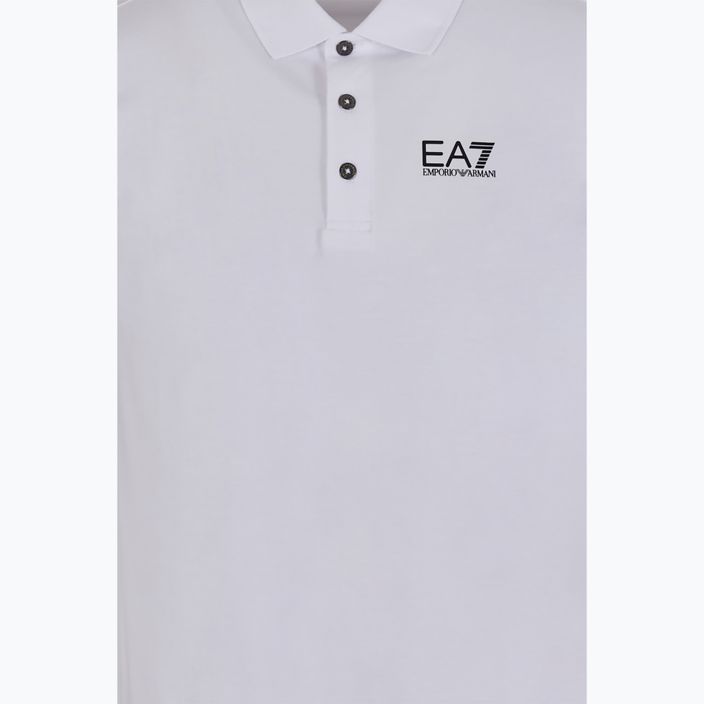 Vyriški polo marškinėliai EA7 Emporio Armani Train Visibility white 3