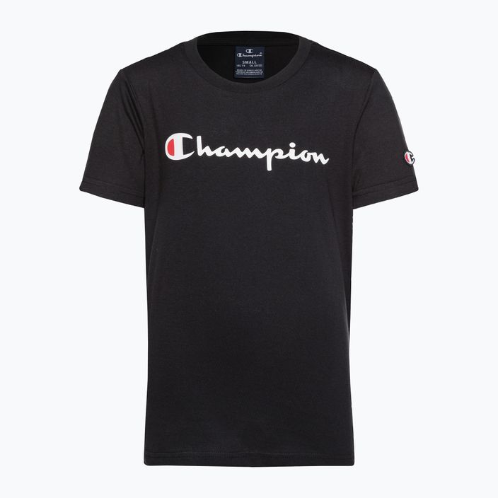 Champion Legacy vaikiški marškinėliai juodi