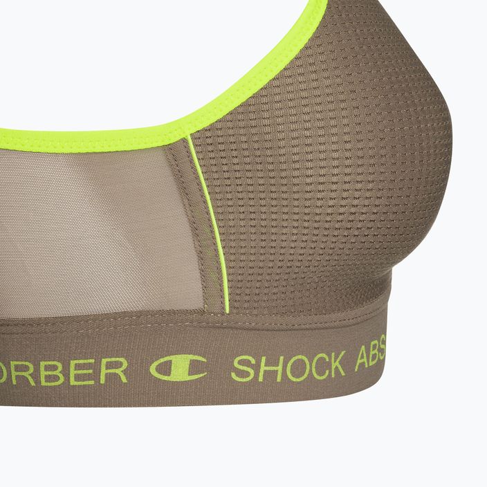 Liemenėlė Shock Absorber Ultimate Run Bra Padded grey/lemon 3