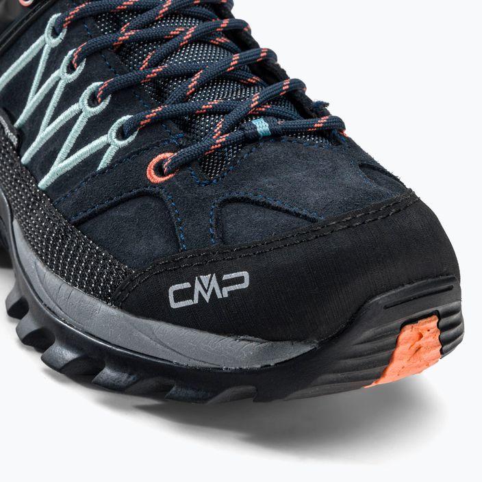 Moteriški trekingo batai CMP Rigel Mid juoda ir tamsiai mėlyna 3Q12946 7