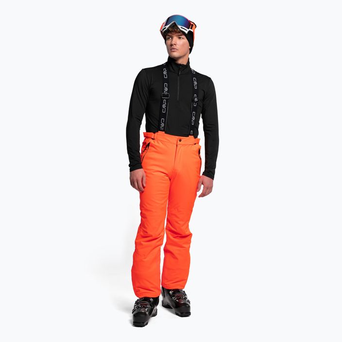 CMP vyriškos slidinėjimo kelnės oranžinės 3W17397N/C645