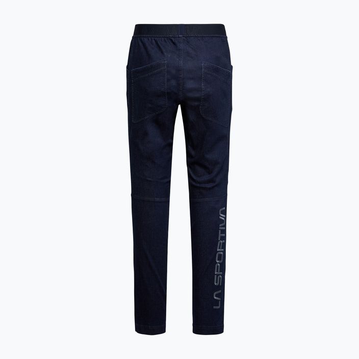 Vyriškos laipiojimo kelnės La Sportiva Cave Jeans jeans/deep sea 2