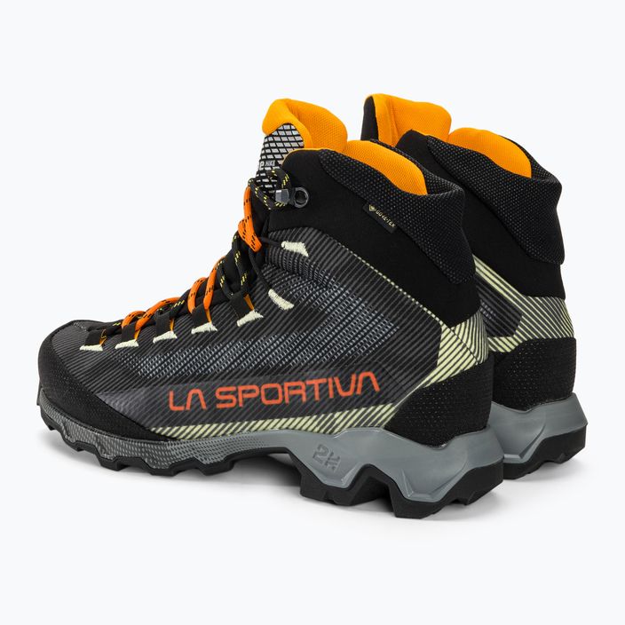 Vyriški žygio batai La Sportiva Aequilibrium Hike GTX carbon/papaya 3