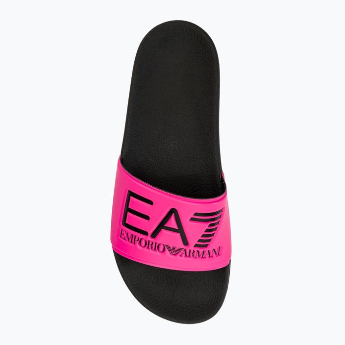 Šlepetės EA7 Emporio Armani Water Sports Visibility pink fluo/black 5