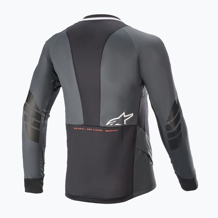 Vyriška dviratininkų apranga ilgomis rankovėmis Alpinestars Drop 8.0 black/coral 2