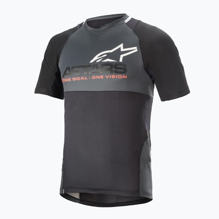 Alpinestars vyriški dviratininko marškinėliai Drop 8.0 black/coral
