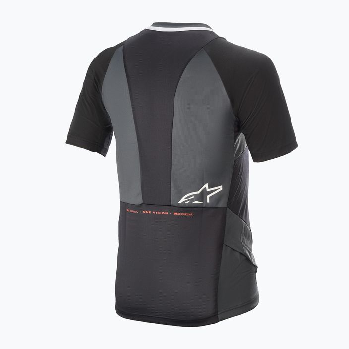 Alpinestars vyriški dviratininko marškinėliai Drop 8.0 black/coral 2