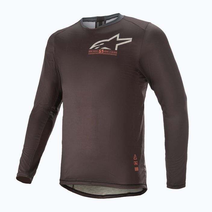 Vyriška dviratininkų apranga ilgomis rankovėmis Alpinestars Alps 6.0 V2 black/coral