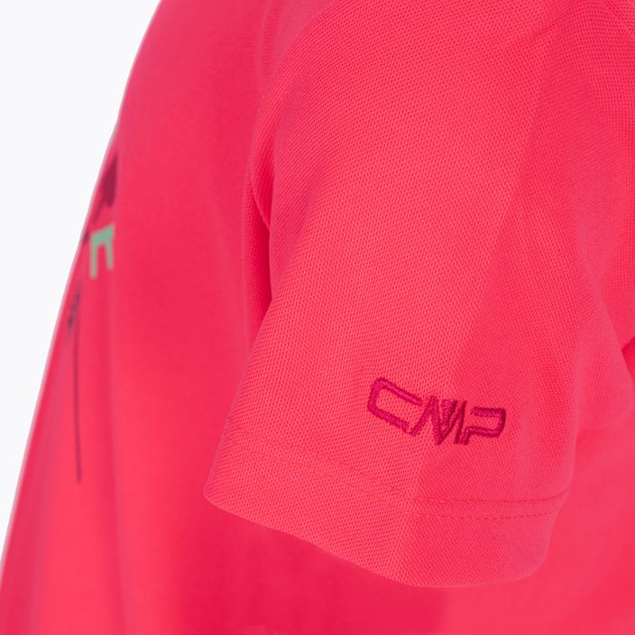 CMP vaikiški trekingo marškinėliai rožinės spalvos 38T6385/33CG 4