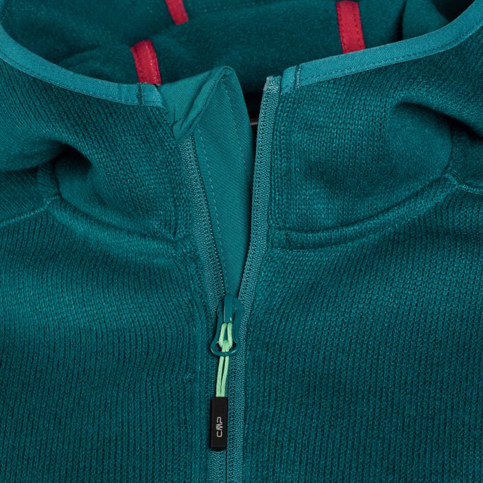 Moteriškas fliso džemperis CMP žalias 3H19826/12EG 4