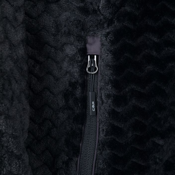 Moteriškas fliso džemperis CMP juodas 32P1956/U901 4