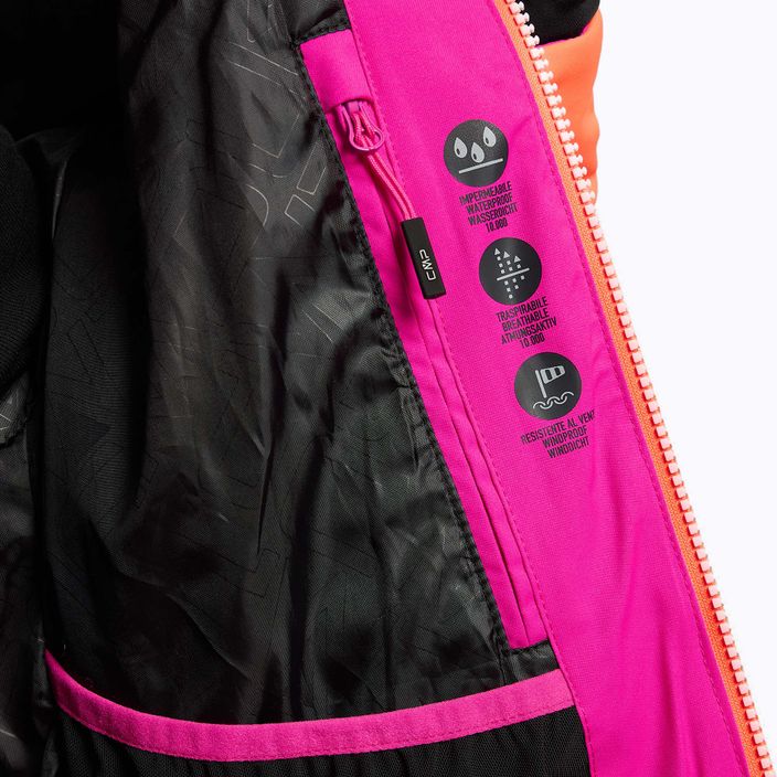 CMP moteriška slidinėjimo striukė rožinės ir oranžinės spalvos 31W0226/H924 10