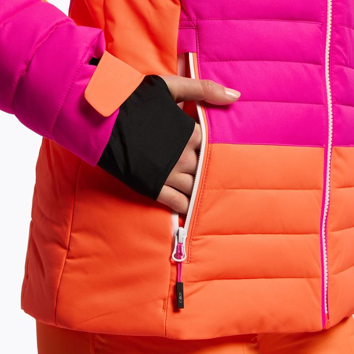 CMP moteriška slidinėjimo striukė rožinės ir oranžinės spalvos 31W0226/H924 7