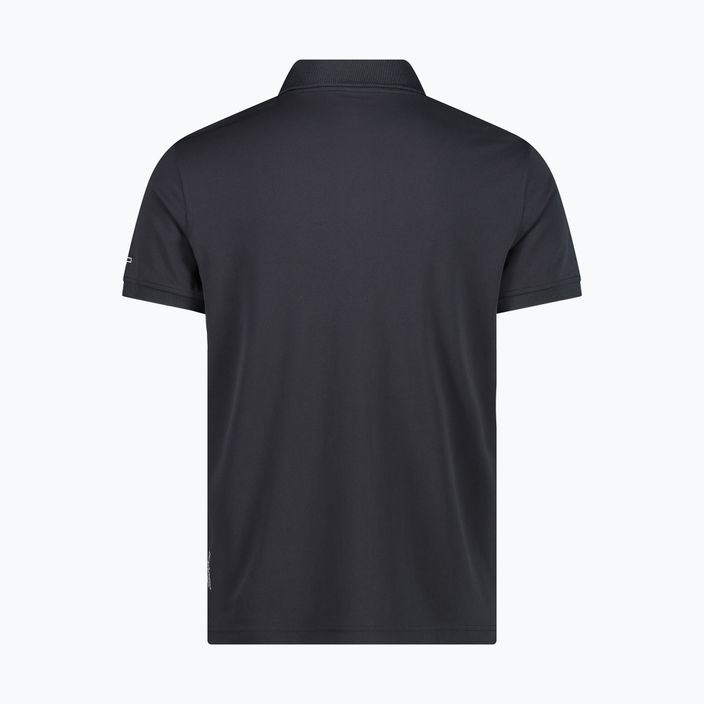 CMP vyriški grafito spalvos polo marškinėliai 3T60077/19UN 2