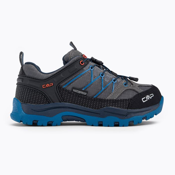 CMP vaikiški trekingo batai Rigel Low Wp pilkai mėlyni 3Q54554/69UN 2
