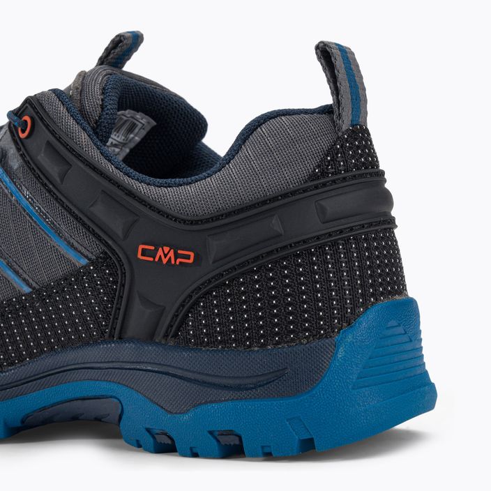 CMP vaikiški trekingo batai Rigel Low Wp pilkai mėlyni 3Q54554/69UN 10