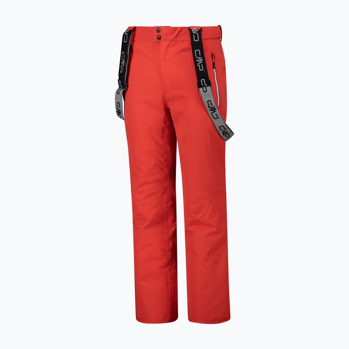 CMP vyriškos slidinėjimo kelnės raudonos spalvos 3W04467/C589 3
