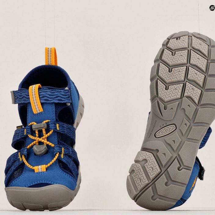 Keen Seacamp II CNX vaikiški trekingo sandalai mėlyni 1026323 15