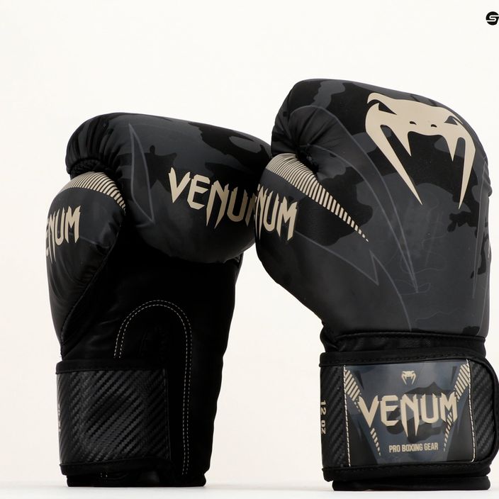 Venum Impact bokso pirštinės juodai pilkos spalvos VENUM-03284-497 12