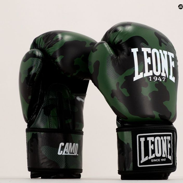 LEONE 1947 Camo žalios bokso pirštinės GN324 14