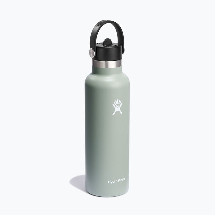 "Hydro Flask Standard Flex" kelioninis butelis su šiaudeliu 620 ml agavos spalvos 2