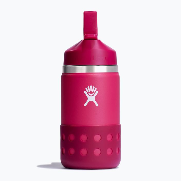 Terminis butelis Hydro Flask Wide Mouth Straw Lid And Boot 2024 355 ml peony