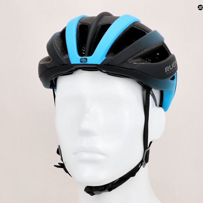 Rudy Project Venger Kelių dviračių šalmas juodai mėlynas HL660160 13