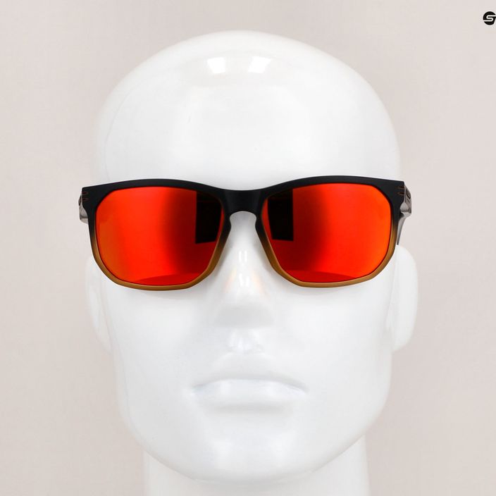 Rudy Project Soundrise juodos spalvos bronziniai matiniai/daugiabriauniai oranžiniai akiniai nuo saulės SP1340060010 12